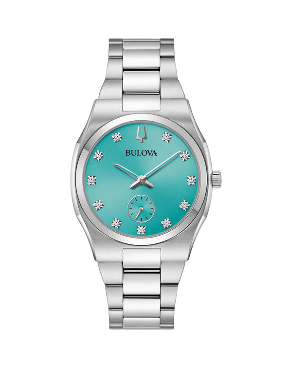 Bulova Women's Class Surveyor Diamond Watch 34MM