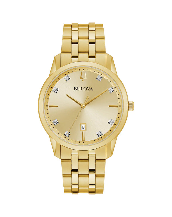 Bulova Men's Diamond Watch 40MM