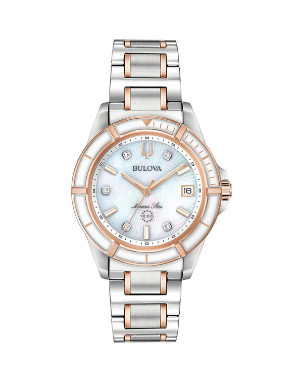 Bulova Women's Marine Star Watch 34MM