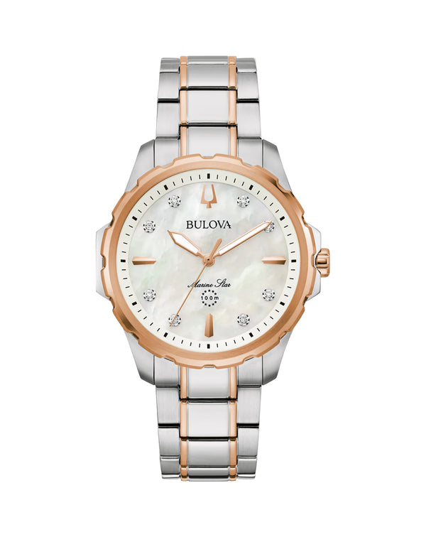 Bulova Women's Marine Star Classic Watch 36MM