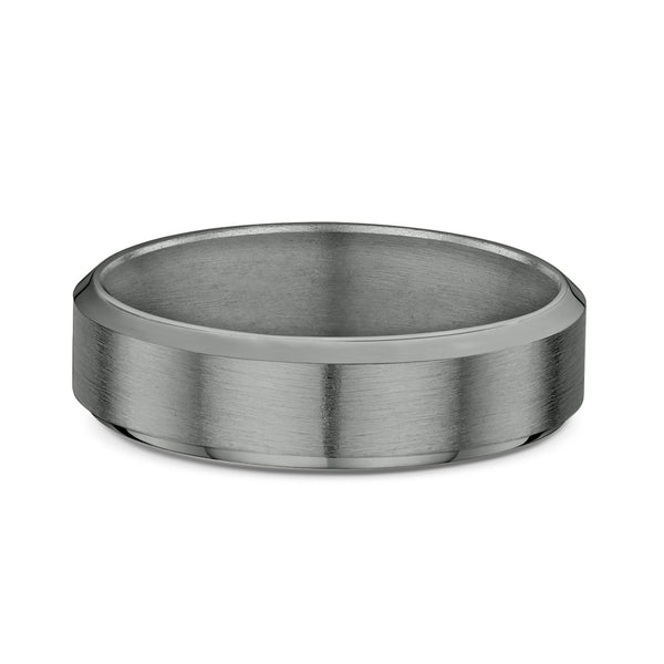 Tantalum Dark Grey Wedding Ring