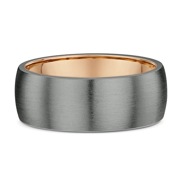 Tantalum and Rose Gold Wedding Ring