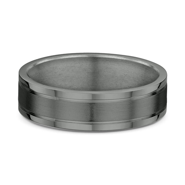 Tantalum Dark Grey Wedding Ring