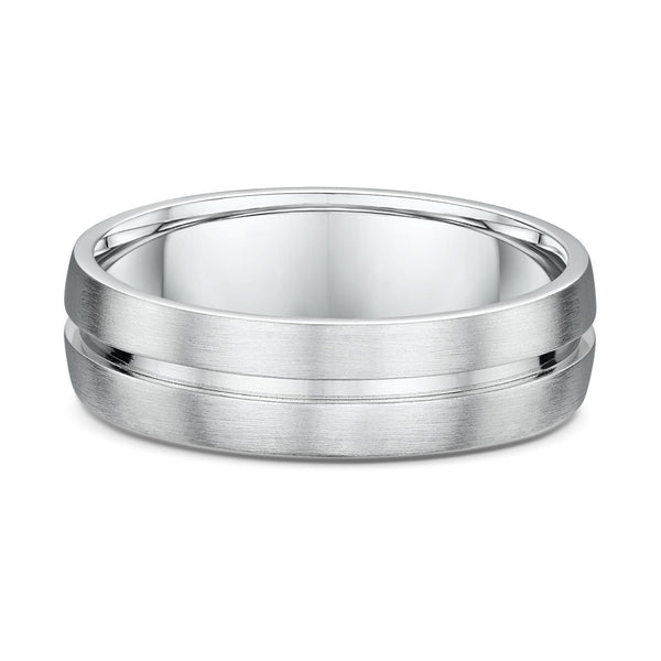 9ct White Gold Wedding Ring