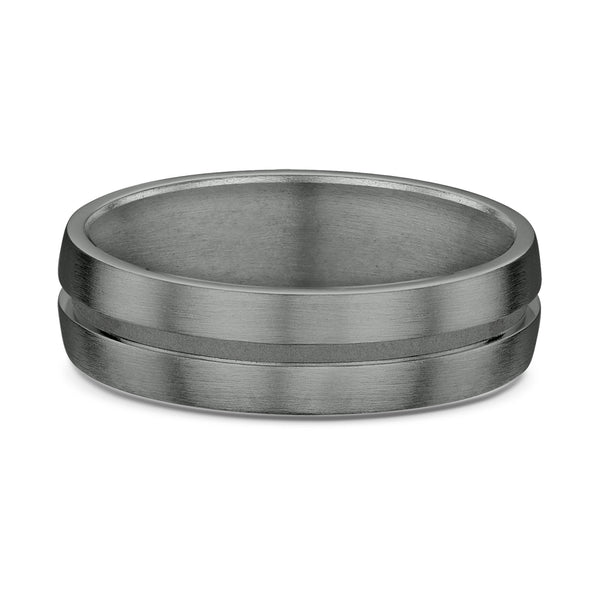 Tantalum Dark Grey Wedding Ring