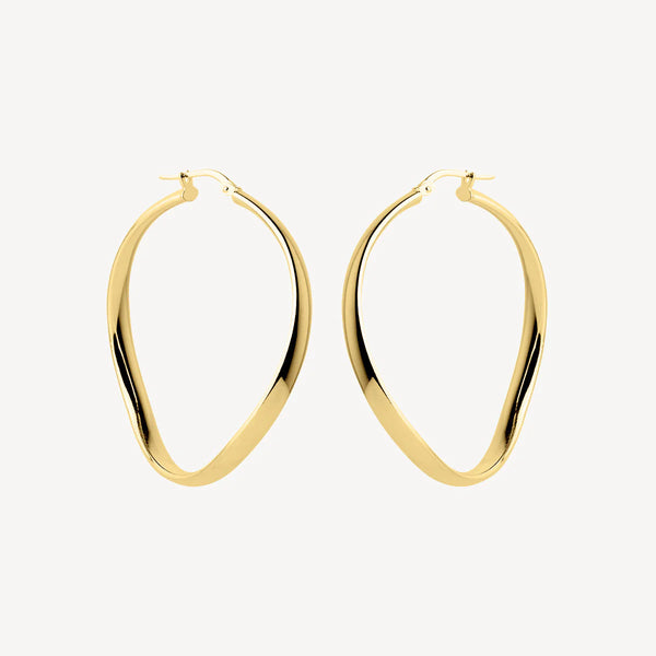 NAJO Odyssey Hoop Earings Gold