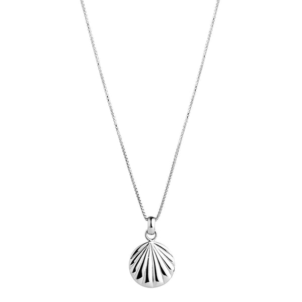 NAJO Seashell Silver Pendant Necklace (45cm+ext)