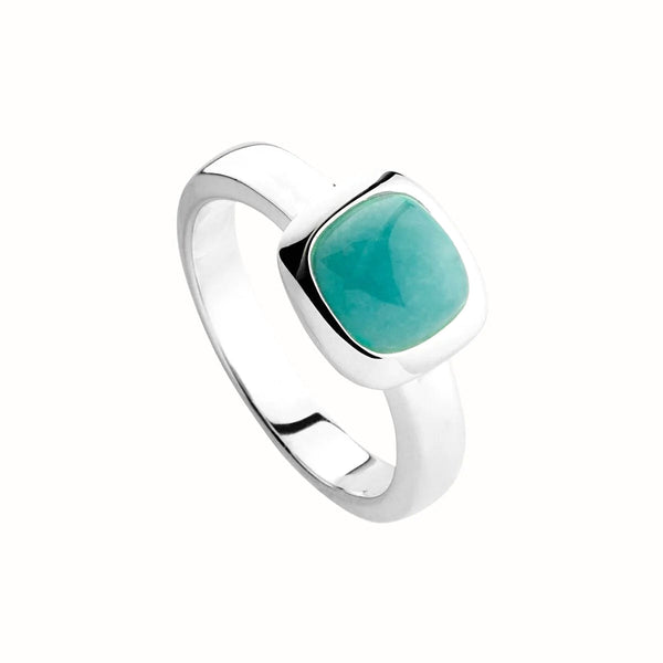 NAJO Aura Silver Amazonite Ring