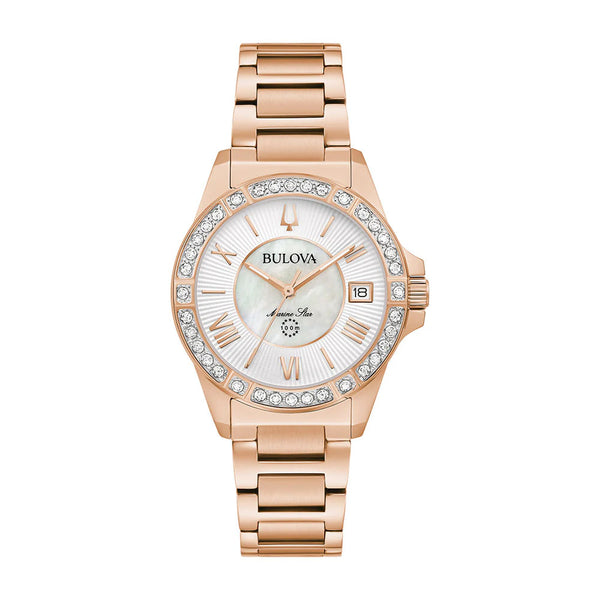 Bulova Women's Marine Star Diamond Watch 32MM